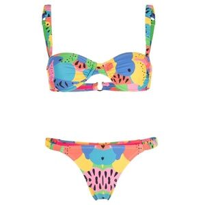 Reina Olga Brigitte Bikini Set NWT L